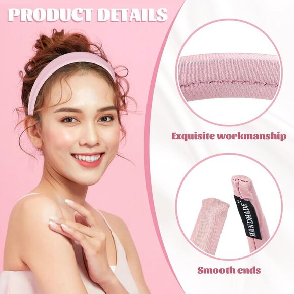 10 Pieces Super Soft & Comfortable Sponge Padded Headbands Hair Bands Hoops Acce - Picture 4 of 9